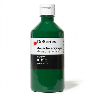 Gouache acrylique vert chasseur - 250ml