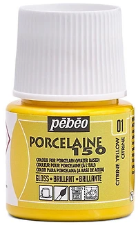 Peinture porcelaine - porcelaine 150 - 45ml - citrine jaune