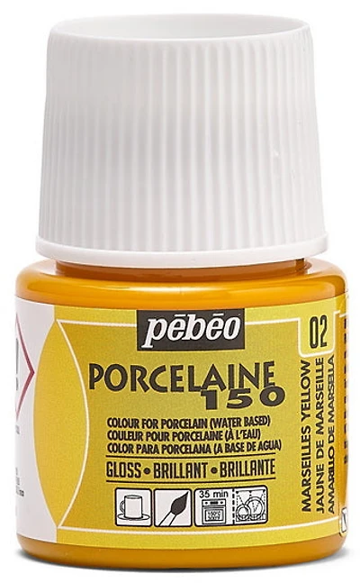 Porcelain paint - porcelaine 150 - 45ml - marseille yellow