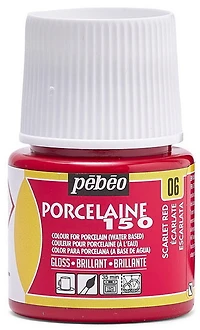 Porcelain paint - porcelaine 150 - 45ml - scarlet red