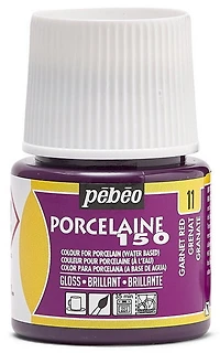 Porcelain paint - porcelaine 150 - 45ml - garnet red