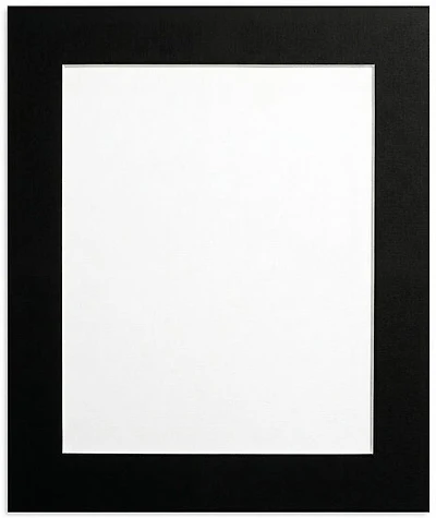 Passe-partout ph neutre noir -11x14/8.5x11po