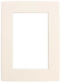 Mat Neutral Ph Ivory - 5x7/4x6"
