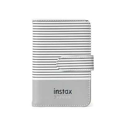 Album photo instax® square – rayures grises