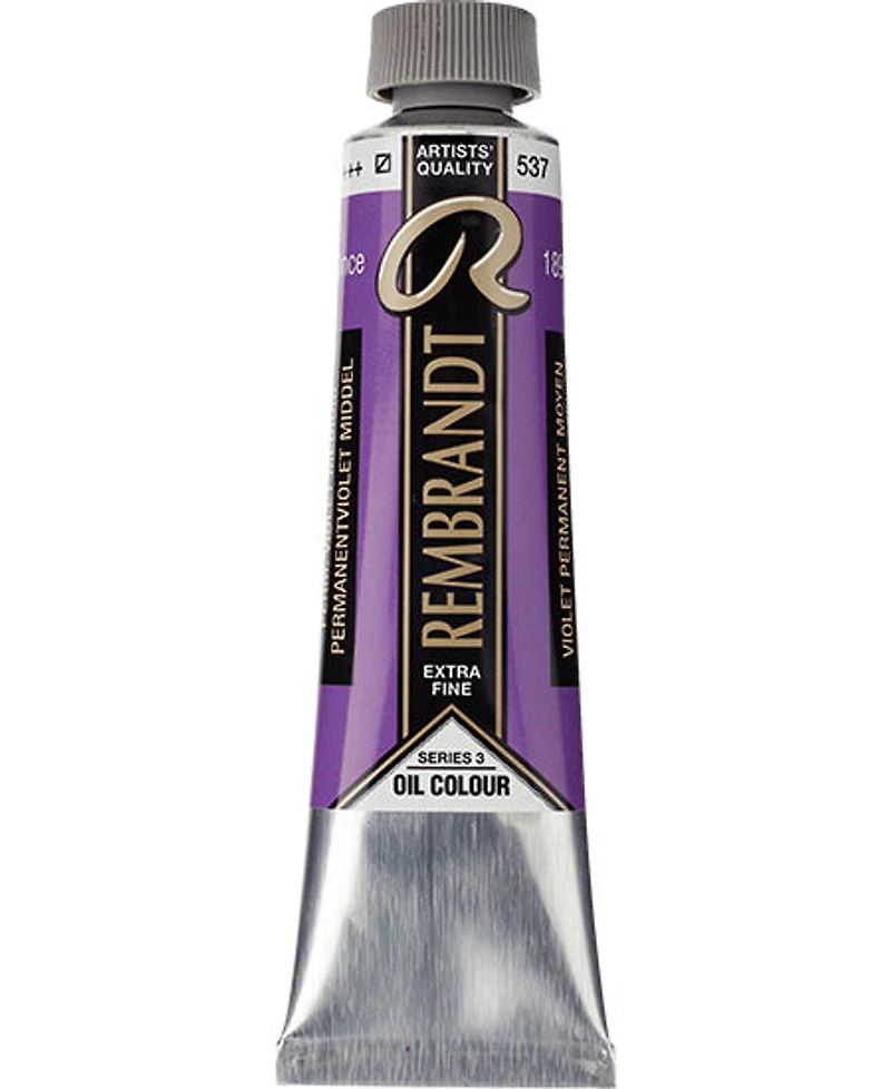 Huile rembrandt violet permanent moyen - 40ml série 3