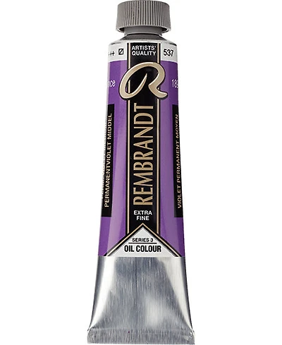 Huile rembrandt  violet permanent moyen - 40ml série 3