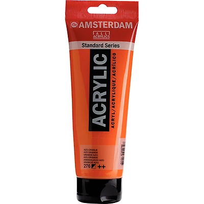 Acrylique amsterdam orange azo