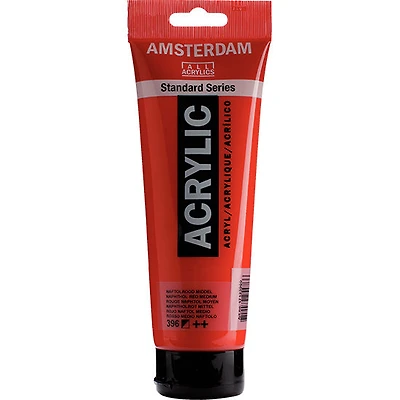 Acrylique amsterdam rouge naphtol medium