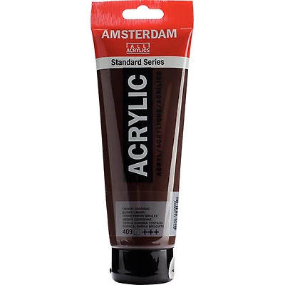 Acrylique amsterdam terre d'ombre brûlée