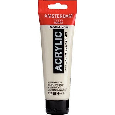 Acrylique amsterdam jaune de naples clair