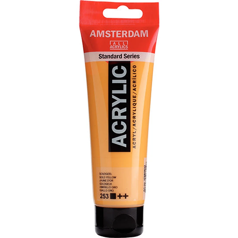 Amsterdam Acrylic Gold Yellow - 120ML