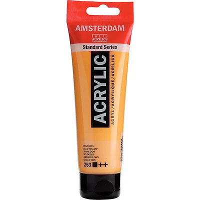 Acrylique amsterdam  jaune d'or - 120ml