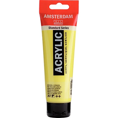 Acrylique amsterdam jaune citron azo - 120ml