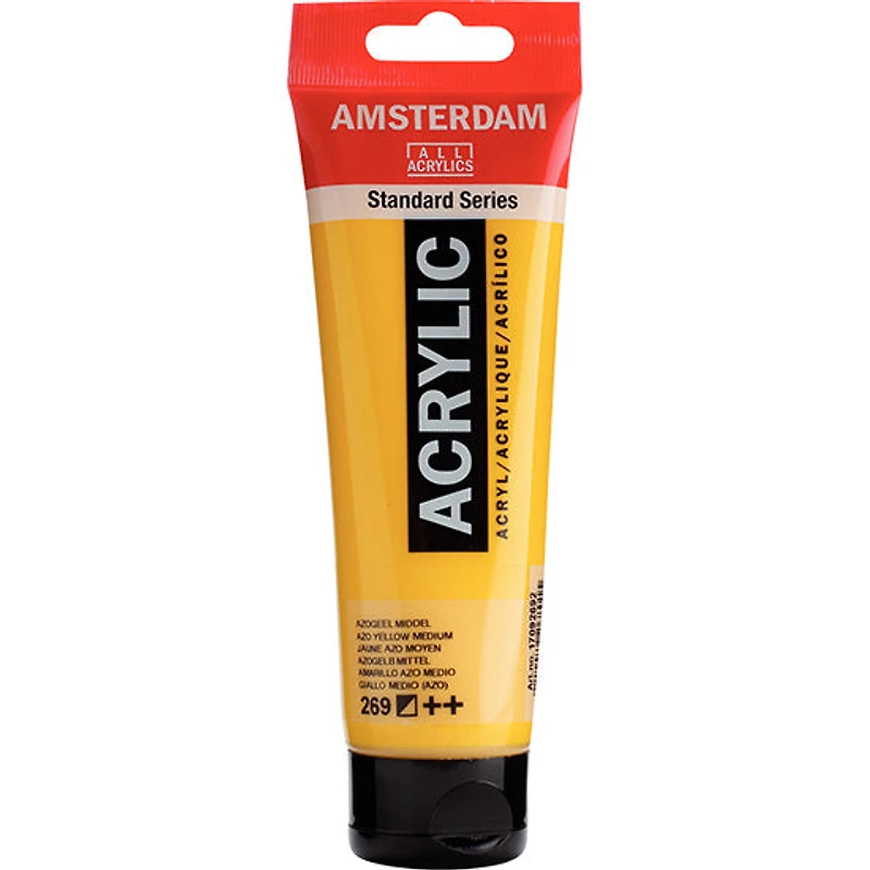 Acrylique amsterdam jaune azo moyen