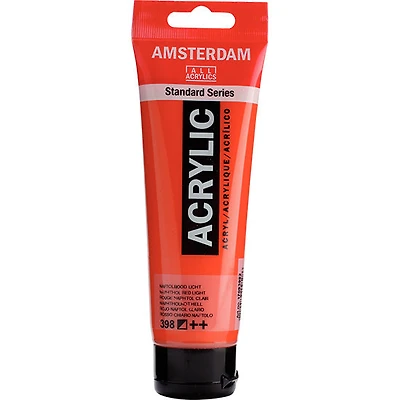 Acrylique amsterdam  rouge naphtol clair - 120ml