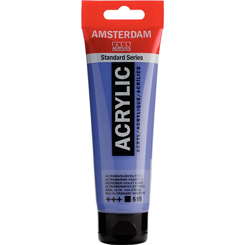 Acrylique amsterdam outremer violet clair - 120ml