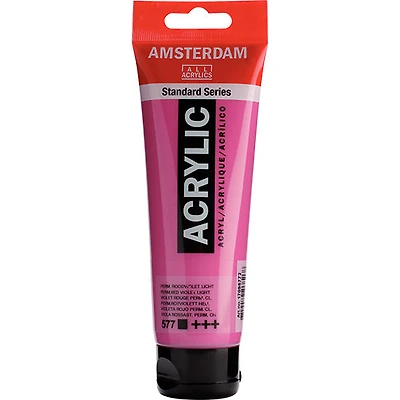Acrylique amsterdam violet rouge permanent clair