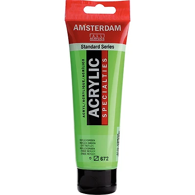 Acrylique amsterdam vert reflex - 120ml