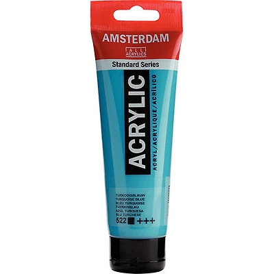 Acrylique amsterdam bleu turquoise