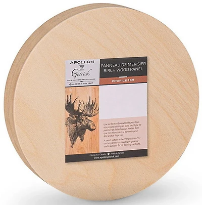 Wood panel gallery round - 32"