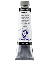 Huile van gogh blanc de titane huile lin