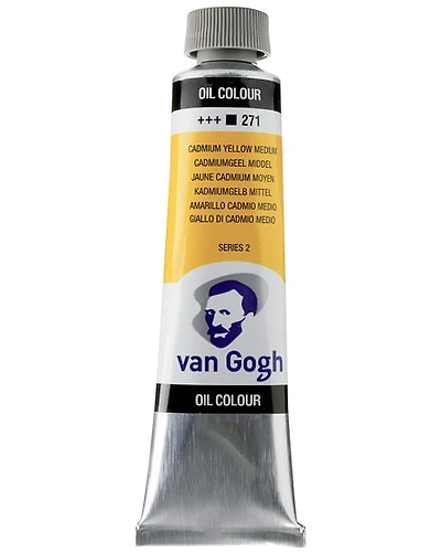 Huile van gogh  jaune cadmium moyen - 40ml série 2