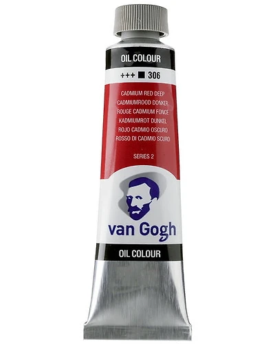 Huile van gogh  rouge cadmium foncé - 40ml série 2