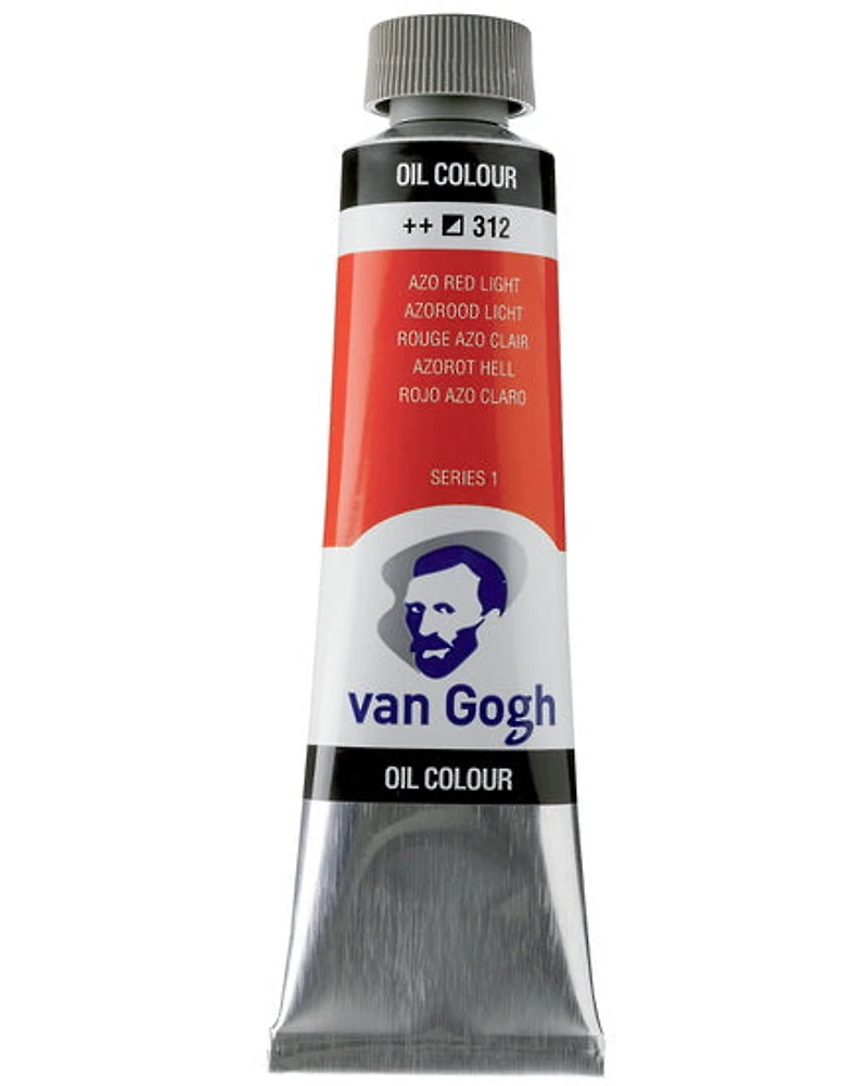 Huile van gogh rouge azo clair - 40ml série 1
