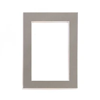 Passe-partout ph neutre gris - 11x14/8x10po