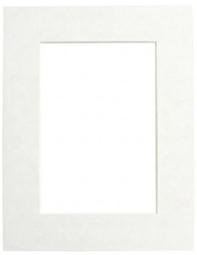 Mat White Heart - 8x10/5x7"