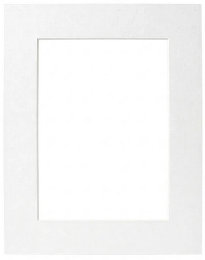 Passe-partout cœur blanc - 16x20/11x14po