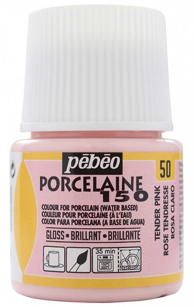 Porcelain paint - porcelaine 150 - 45ml - tender pink