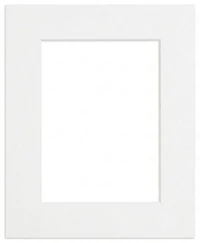 Passe-partout cœur blanc