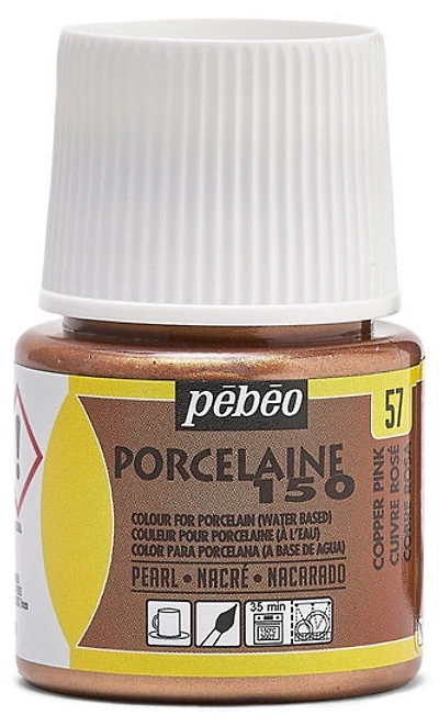 Porcelain paint - porcelaine 150 - 45ml - copper pink