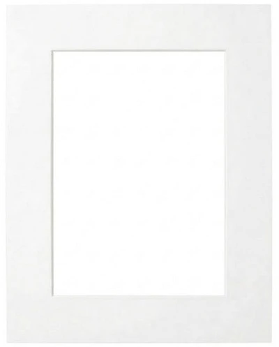 Mat White Heart - 18x24/13x19"