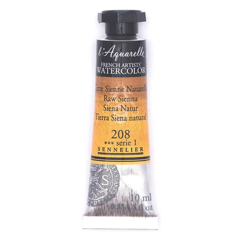 Aquarelle tube - 10ml - terre sienne naturelle - s1
