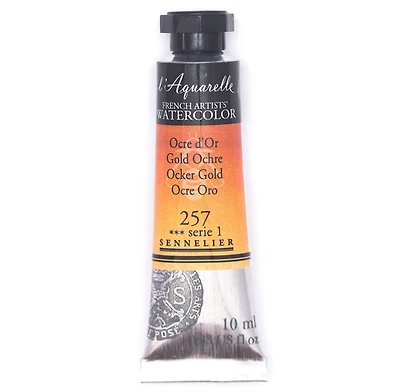 Aquarelle tube - 10ml - ocre d'or - s1