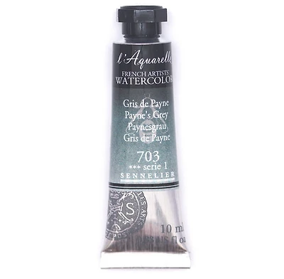 Aquarelle tube - 10ml - gris de payne - s1