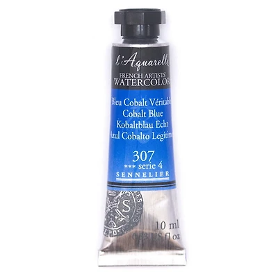 Aquarelle tube - 10ml - bleu cobalt véritable - s4