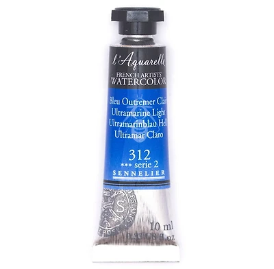 Aquarelle tube - 10ml - bleu outremer clair - s2