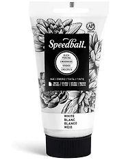 Encre linogravure - blanc - 8oz