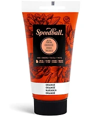 Encre linogravure - orange - 8oz