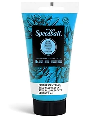 Encre linogravure - bleu fluo - 8oz