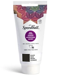 Encre linogravure - tissu - noir - 8oz