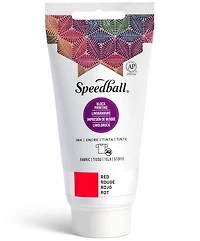 Encre linogravure - tissu - rouge - 8oz