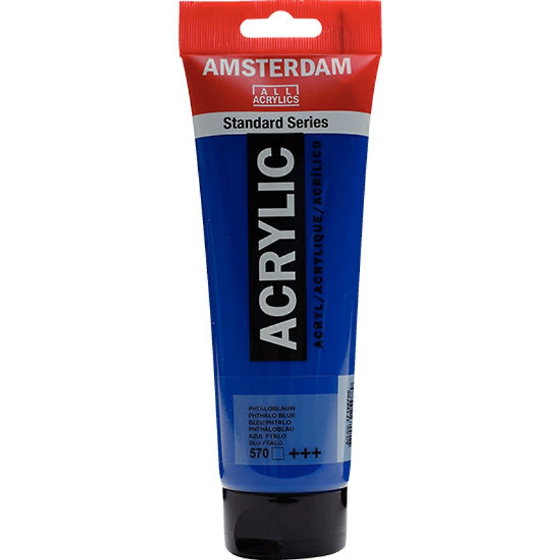 Acrylique amsterdam bleu phtalo - 250ml