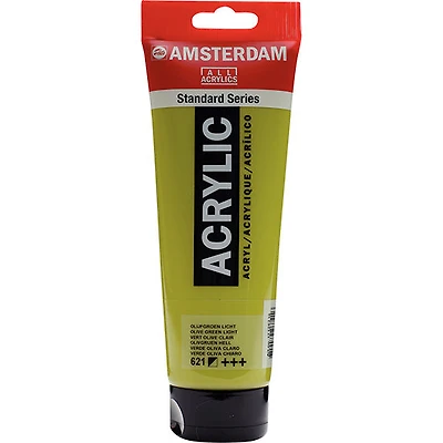 Acrylique amsterdam vert olive clair - 250ml