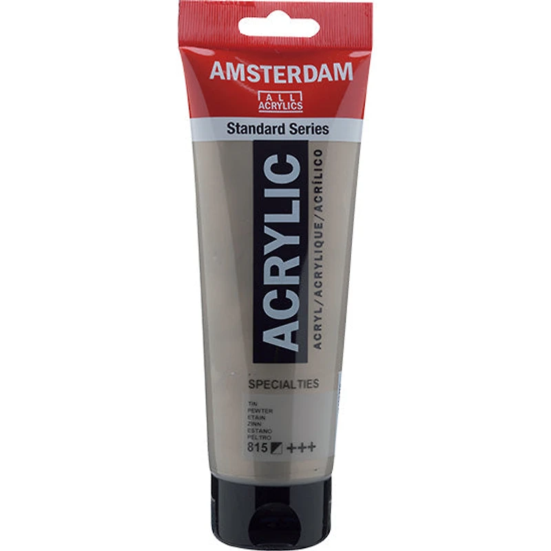 Acrylique amsterdam étain - 250ml