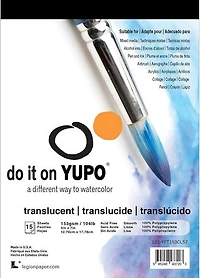 TABLETTE MULTI USAGE YUPO TRANSLUCIDE 5 X 7 Pouces