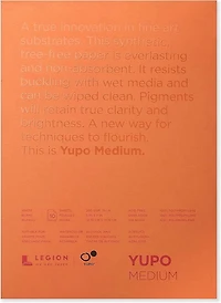 Tablette de papier synthétique yupo - 5 x 7 pouces